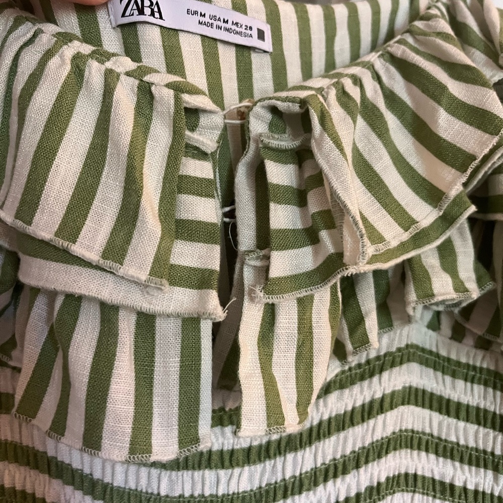 Zara striped midi dress - Picture 4 of 8